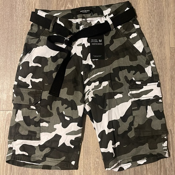 Cadet Oversized Camo Shorts - Picture 1 of 7